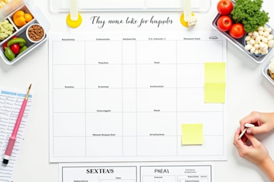 Meal planning and organization system