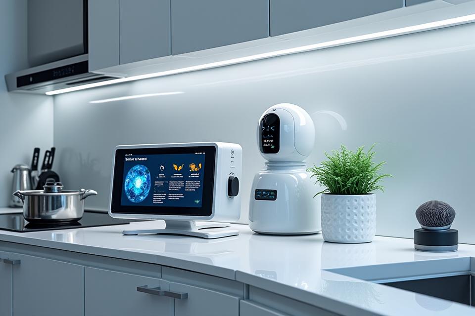 Smart kitchen technology and appliances